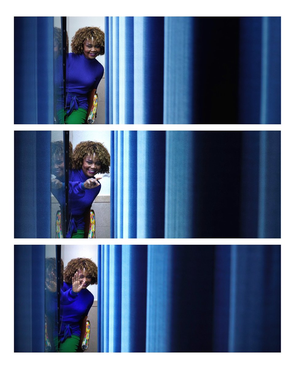 White House <a href="/PressSec/">Karoline Leavitt</a> <a href="/K_JeanPierre/">Karine Jean-Pierre</a> waves before speaking to journalists during a White House Press Briefing.