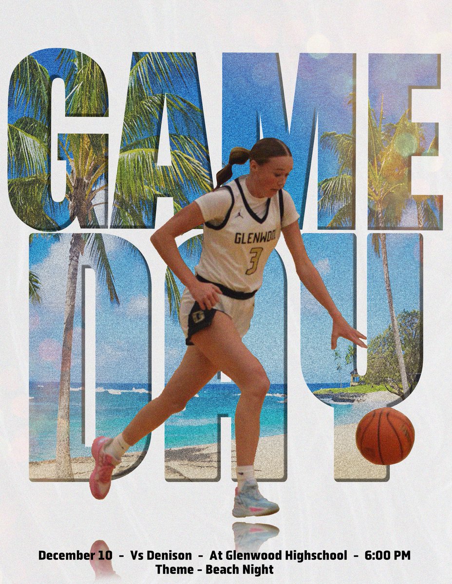 GAMEDAY #3 
At Glenwood High School 
Vs Denison 
6:00 PM