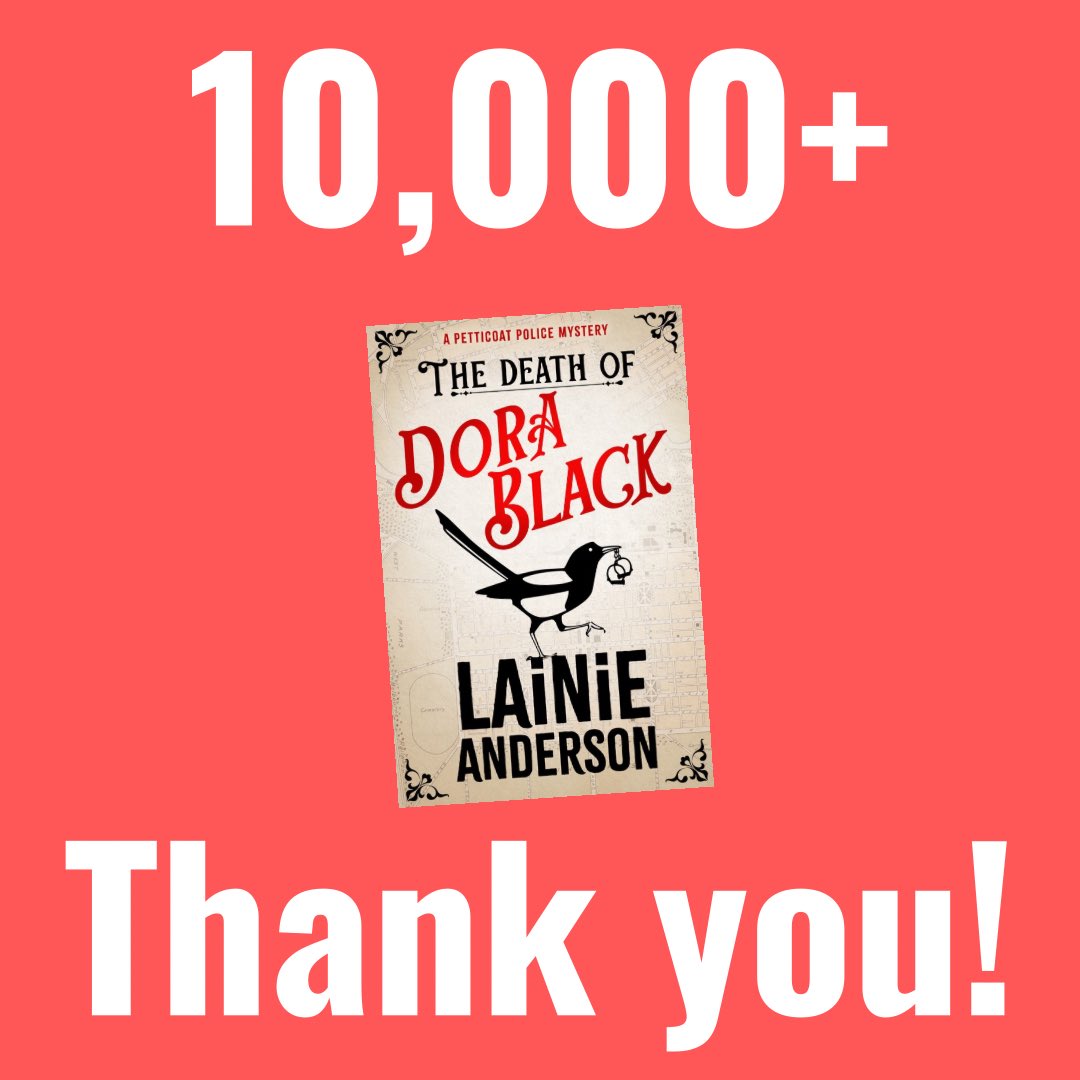 Lainie Anderson (@anderson_lainie) on Twitter photo Huge thanks to Aussie bookstores and readers who’ve supported The Death of Dora Black. So thrilled to reach the milestone of 10,000+ copies sold. 😊👏🏻
And thanks <a href="/HachetteAus/">Hachette Australia Books</a>! Huge thanks to Aussie bookstores and readers who’ve supported The Death of Dora Black. So thrilled to reach the milestone of 10,000+ copies sold. 😊👏🏻
And thanks <a href="/HachetteAus/">Hachette Australia Books</a>!