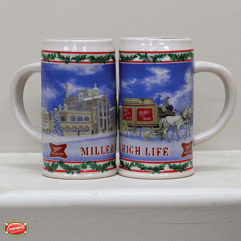 ConsumersBeer's tweet photo. 🎶  On the SIXTH day of Christmas Consumer's gave to me... 🎶 two Miller High Life Steins!

To Enter:
1. Follow us (@ConsumersBeer)
2. Retweet this post

(1) winner will be chosen within 24 hours and contacted via direct message. All entrants must be legal drinking age, 21+. Must be able to pick up the prize at Consumer's Beverages.

**Do NOT click any links or send anyone your personal/banking information.**