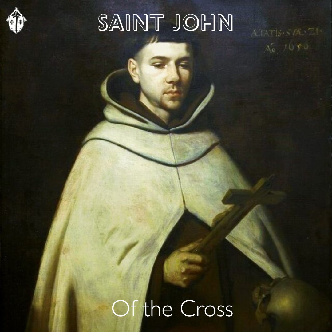 Today, we celebrate St. John of the Cross, a great mystic, poet, and reformer of the Carmelite order. His writings, like The Dark Night of the Soul, continue to inspire those on the path of contemplation and union with God