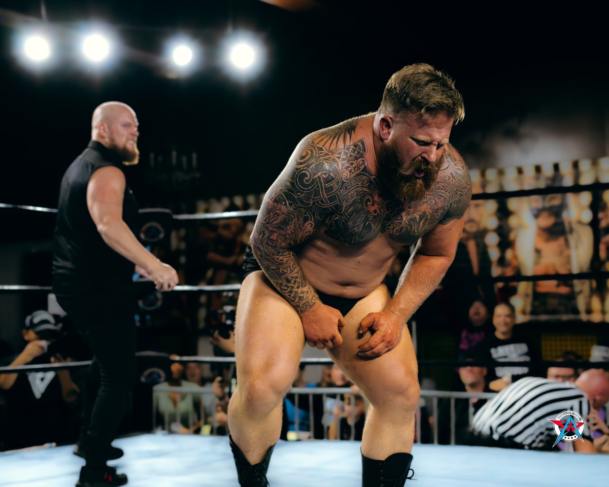 AAWPro's tweet photo. Additional photos of #AAWUndeniable: [AAW Tag Team Championship] - Hellhounds (Russ Jones & Schaff) vs. The Bravo Family (Sean Logan & Bruss Hamilton) 

AAW Undeniable
Berwyn Eagles Club
November 22, 2024
Berwyn, IL

Catch the replay on @HighspotsWN 

👥: @NewAgeRampage / #SCHAFF / @sabotagesean / @BrussHamiltonGB / @mhartenbower 

📸: @karlalanmedia