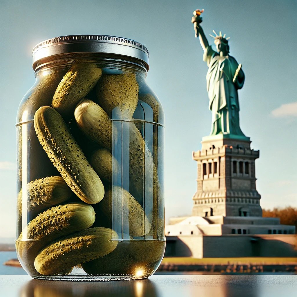greennaturel's tweet photo. "Özgürlük kadar eşsiz, Çubuk kadar doğal! 🗽🥒 Turşu kültürümüzü dünyaya taşıyoruz. #ÇubukTurşusu #LezzetElçisi #DoğadanSofralara #Turşu #doğal #organik https://t.co/kQGSCZg7A7