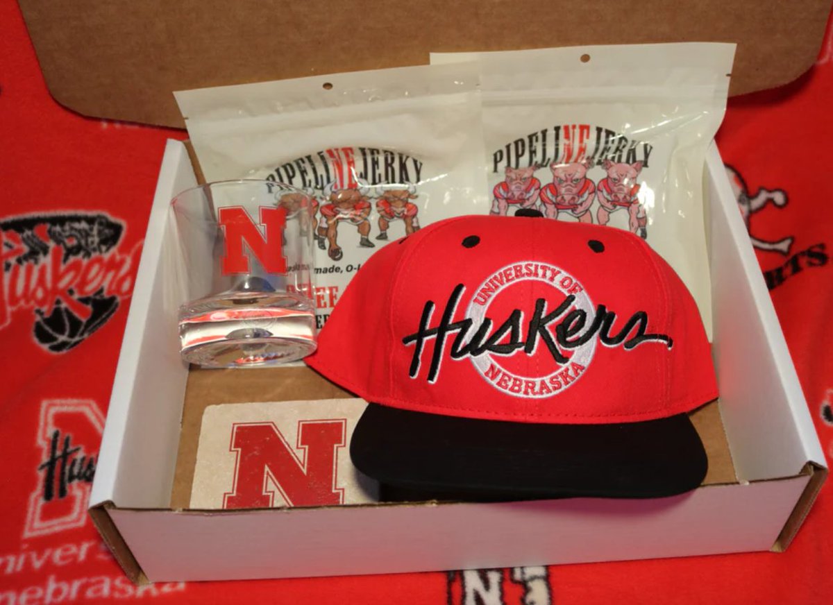 HuskGuys's tweet photo. We're on a mission to create awesome Huskers Gift Boxes for Huskers Fans. 

We had fun making a dozen different gift boxes to make gifting Huskers Fans easy - check out our best sellers! https://t.co/KJ0jxnhQqW
