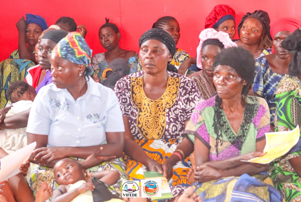 Clôture #16jours_dactivisme:  Nous avons réuni plus de 60 femmes,dont des PDI et autochtones à Notre espace SÛR Alléluia situé au quartier Lac Vert, pour une scéance de sensibilisation sur leurs droits consacrés par les instruments juridiques Et sur les différentes formes  de VBG