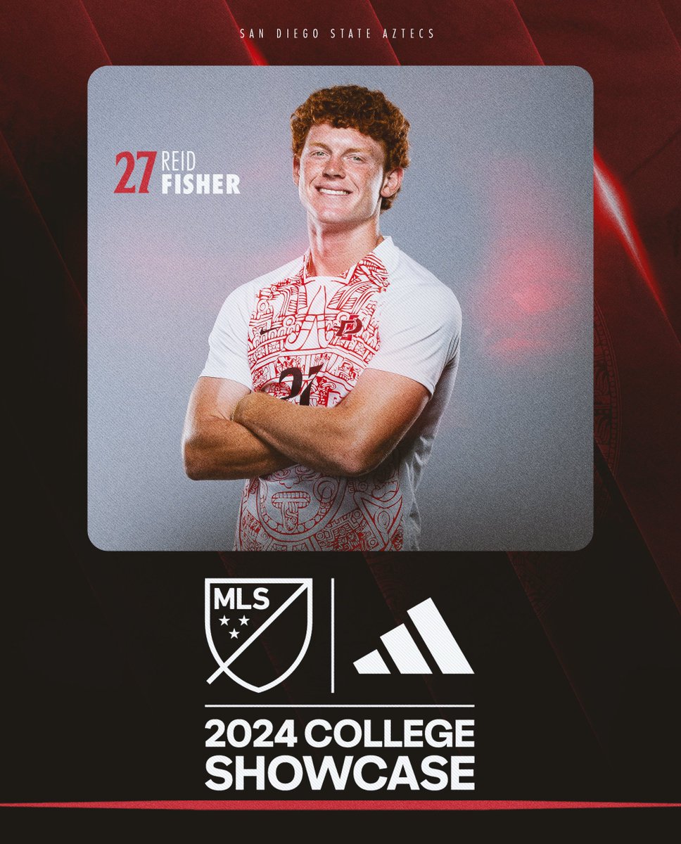 Reid Fisher was invited to the prestigious adidas MLS College Showcase ahead of MLS SuperDraft!

Release: goaztecs.com/news/2024/12/1…