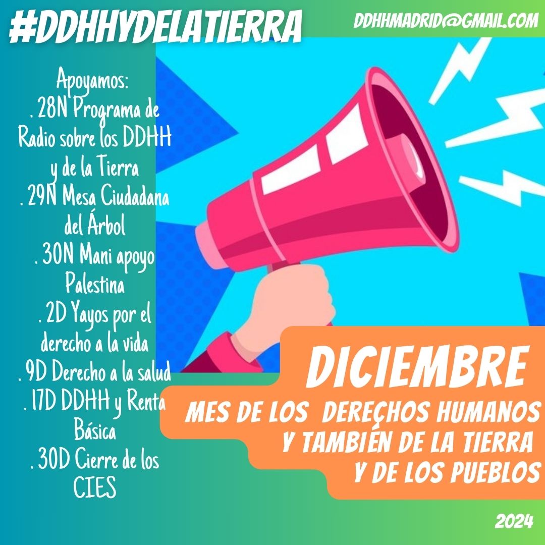 EspacioComun15M's tweet photo. #10D día de los #DerechosHumanos https://t.co/BkxA0bxXj9 Gracias a todas las personas que siguen luchando por los #DDHHydelaTierra https://t.co/lqjf6SIfQK