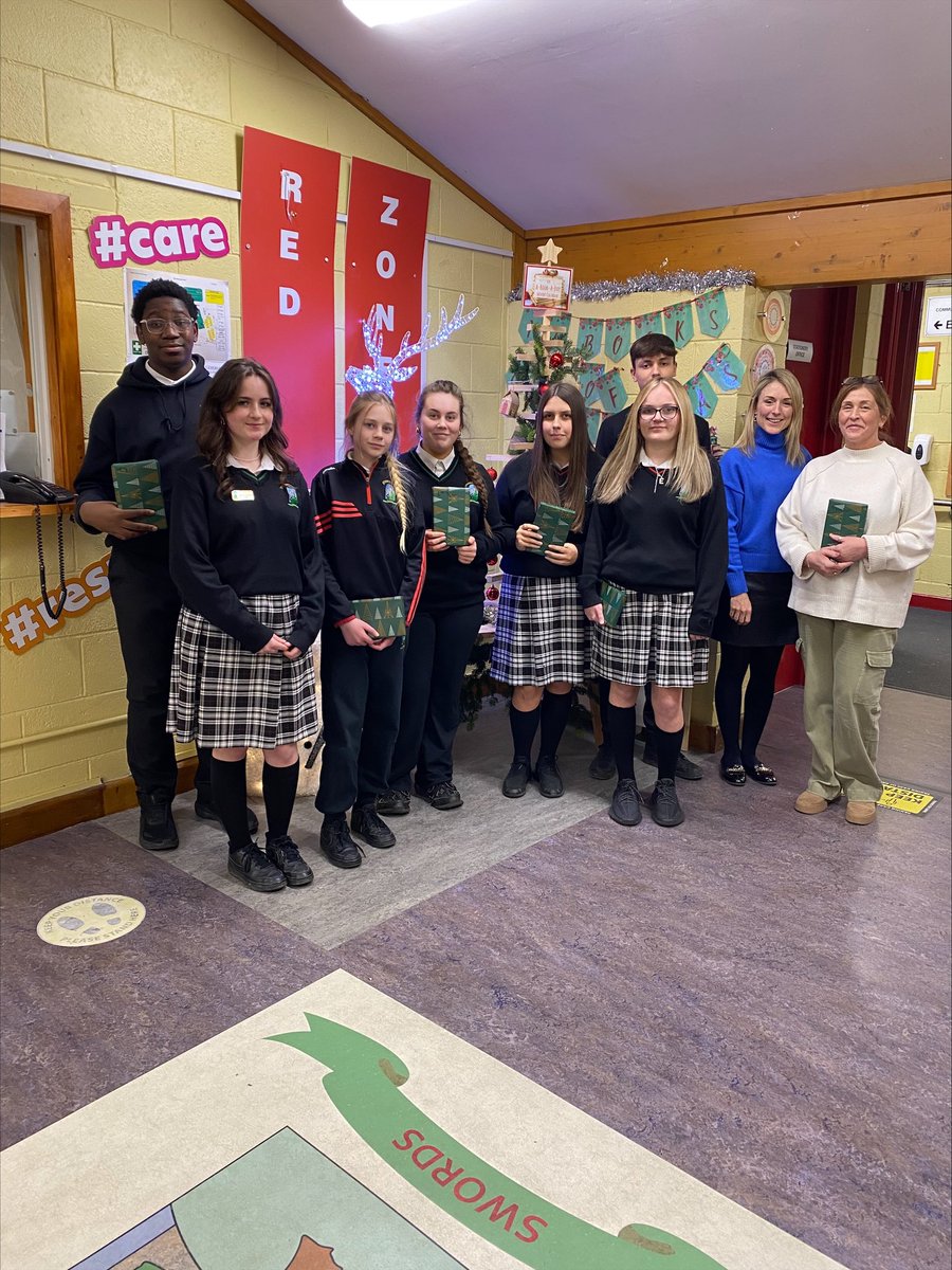 FingalCC's tweet image. Congratulations to today’s winners of our book-a-day advent calendar. Each day during our ‘12 Books of Christmas’ one student from each of our years groups and one staff member will be gifted a new book #readingtolearn #sse @ddletb