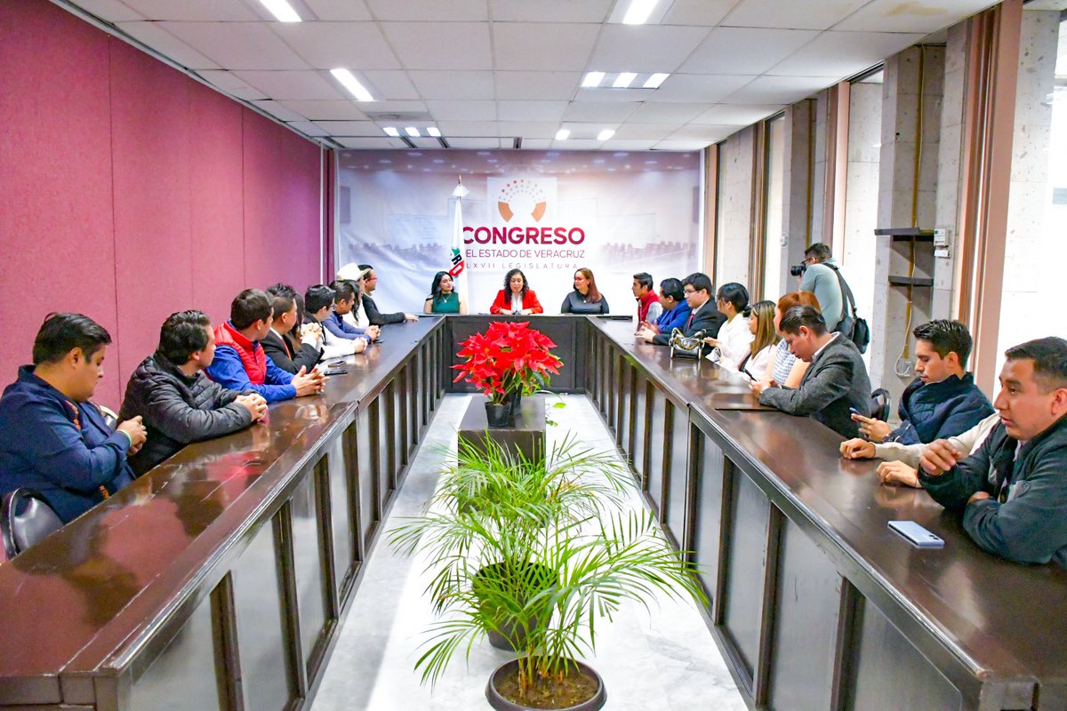 La juventud es el motor que impulsa el cambio y el futuro de Veracruz; por eso hoy tuve el honor de reunirme con las y los integrantes de la <a href="/RjxmVer/">RJxM Veracruz</a>, donde trabajamos en conjunto para aterrizar distintos puntos clave en la creación de una Agenda Legislativa que realmente