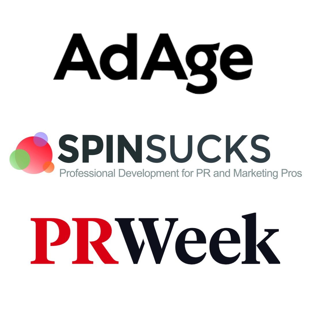 PR is an ever-changing industry and it’s important to keep up with the latest trends. To do so, we rely on industry media such as PR Week, AdAge and the Spin Sucks blog to help keep us in the know.