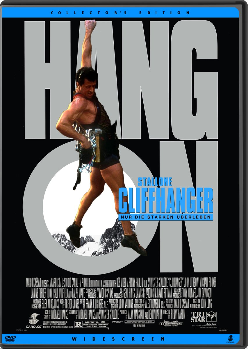 MartinKey52376's tweet photo. #Cliffhanger / Cliffhanger - Hang On ( 1993 ) /  Cover Design from "#MartinKeyArt" / #DVDCover #MediaCover #DVD #Movie / Size 2019 x 2840 / JPG Datei / #Action #Thriller #Survival #Adventure / #SylvesterStallone #JohnLithgow #MichaelRooker #JanineTurner  / Regie: #RennyHarlin https://t.co/0VXoUXsTnf
