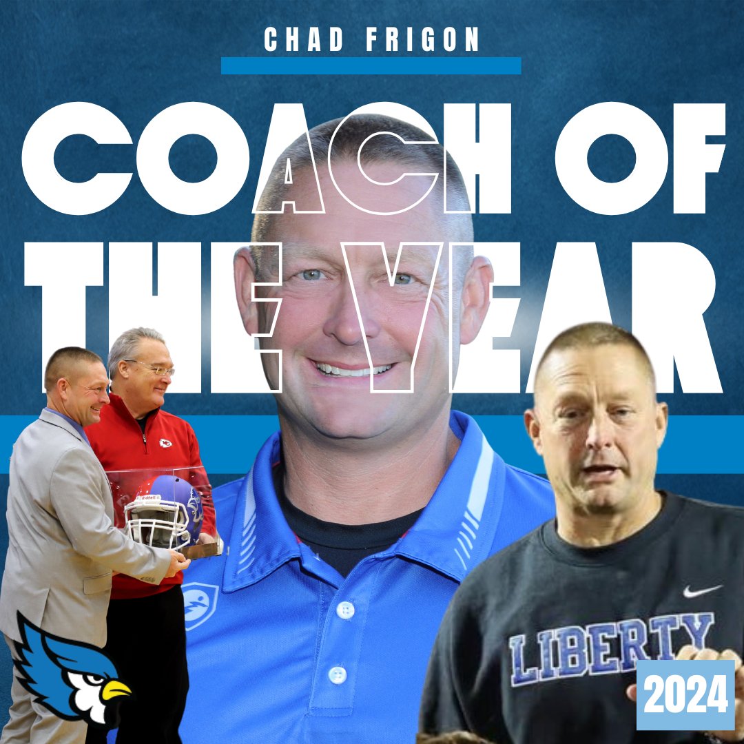 LPS53 (@libertyschools) on Twitter photo More great news from Blue Jay Nation this morning, as longtime <a href="/JaysFootball/">Liberty Football</a> Coach Chad Frigon was named the Kansas City Chiefs Coach of the Year as part of the Simone Awards assembly held at <a href="/LHSJAYS/">Liberty High School</a>. He also became the first coach in LPS history to win the prestigious award. We More great news from Blue Jay Nation this morning, as longtime <a href="/JaysFootball/">Liberty Football</a> Coach Chad Frigon was named the Kansas City Chiefs Coach of the Year as part of the Simone Awards assembly held at <a href="/LHSJAYS/">Liberty High School</a>. He also became the first coach in LPS history to win the prestigious award. We