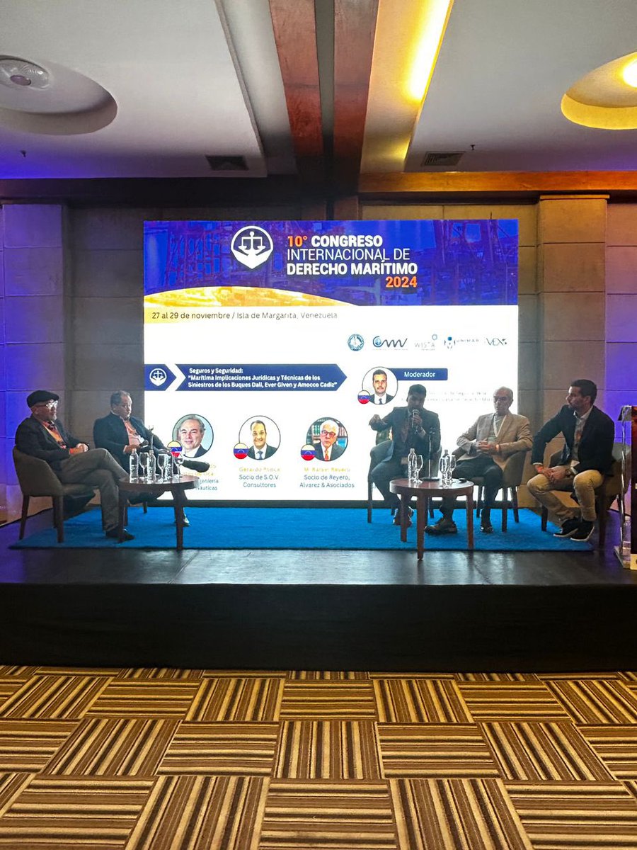 gjponce's tweet photo. En nombre de José Manuel Vilar y mío, como parte del equipo de Sov Consultores, queremos expresar nuestro más sincero agradecimiento por la oportunidad de participar en el 10mo Congreso Internacional de Derecho Marítimo, organizado por la AVDM, WISTA y otras destacadas https://t.co/RpFu4lSjKx