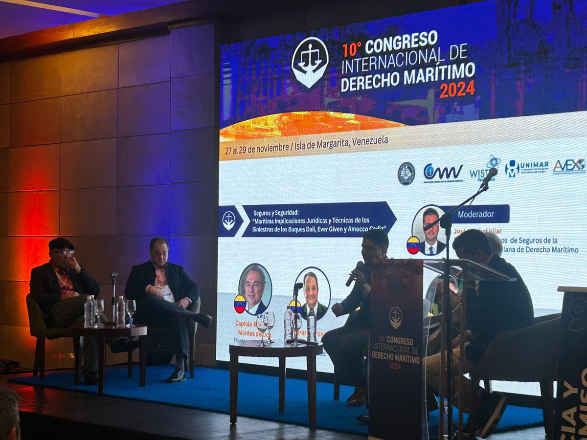 gjponce's tweet photo. En nombre de José Manuel Vilar y mío, como parte del equipo de Sov Consultores, queremos expresar nuestro más sincero agradecimiento por la oportunidad de participar en el 10mo Congreso Internacional de Derecho Marítimo, organizado por la AVDM, WISTA y otras destacadas https://t.co/RpFu4lSjKx