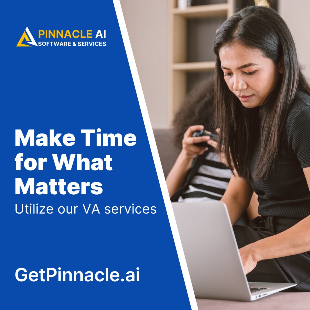 getpinnacleai's tweet image. The holidays are about joy, not stress. Let Pinnacle AI’s VAs handle the repetitive tasks so you can spend more time with family, friends, and growing your business. ❄️

#VASolutions #TimeFreedom #HolidaySeason