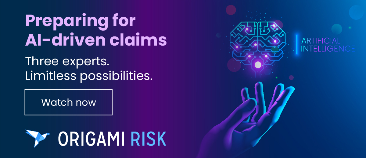 Watch our on-demand webinar that we did with PC360, Tomorrow’s Claims Today: Preparing for (even more) AI Innovation: ow.ly/znwx50TWnoX

#OnDemandWebinar #OrigamiRisk #AI #Innovation