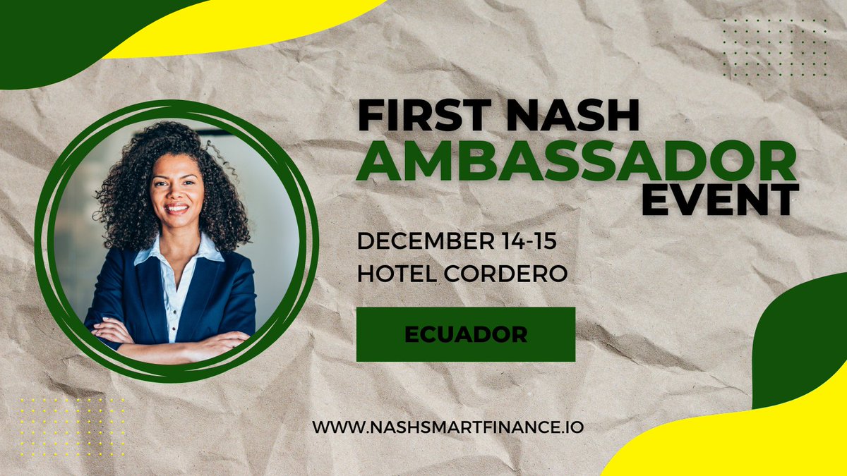 nsmartfinance's tweet photo. π’ The First NASH Ambassadors Event is here!
A key moment to strengthen our multichain vision with @elk_finance and solidify the DeFi bridge to LATAM. πππ‘
#NASHSmartFinance #ELKFinance #DeFiLatam https://t.co/covw8V4q3i