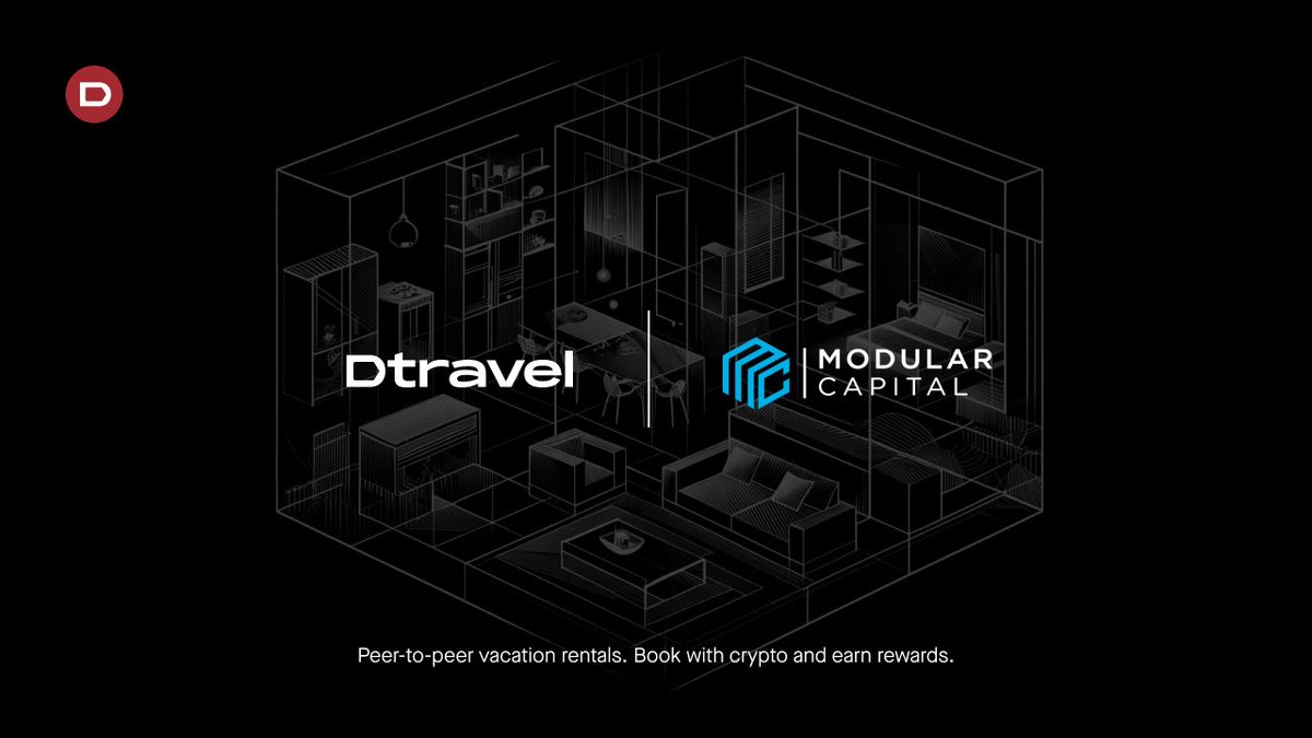 Dtravel ๐ (@dtraveldao) on Twitter photo Dtravel is proud to announce backing from <a href="/Modular_Capital/">Modular Capital</a> in a strategic funding round to further accelerate our globally distributed peer-to-peer vacation rental network.
โDtravel is revolutionizing the vacation rental industry in the same way Shopify transformed ecommerceโby Dtravel is proud to announce backing from <a href="/Modular_Capital/">Modular Capital</a> in a strategic funding round to further accelerate our globally distributed peer-to-peer vacation rental network.
โDtravel is revolutionizing the vacation rental industry in the same way Shopify transformed ecommerceโby