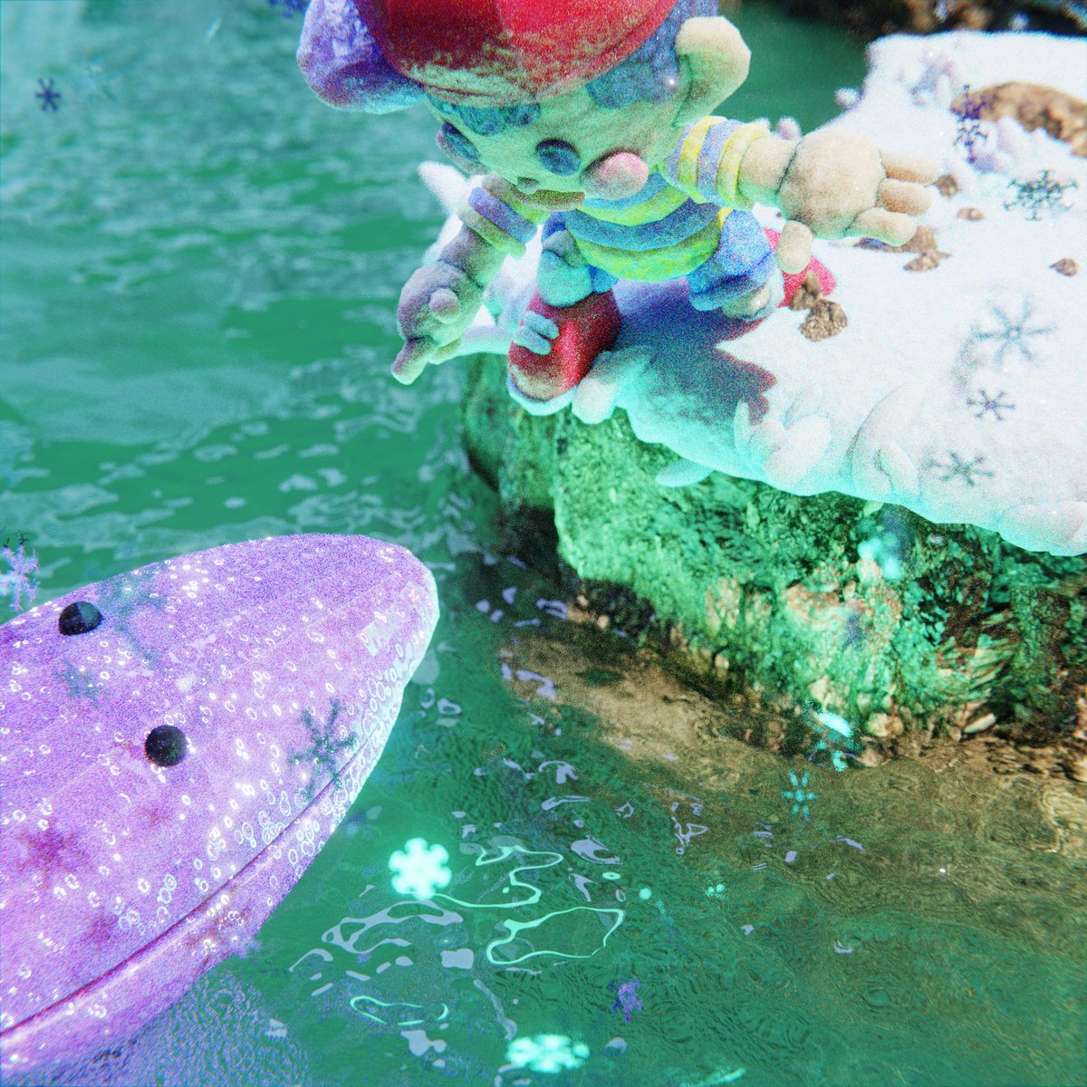 RyanGurry's tweet image. Earthbound Winter Magic :) ❄️❄️❄️🌊