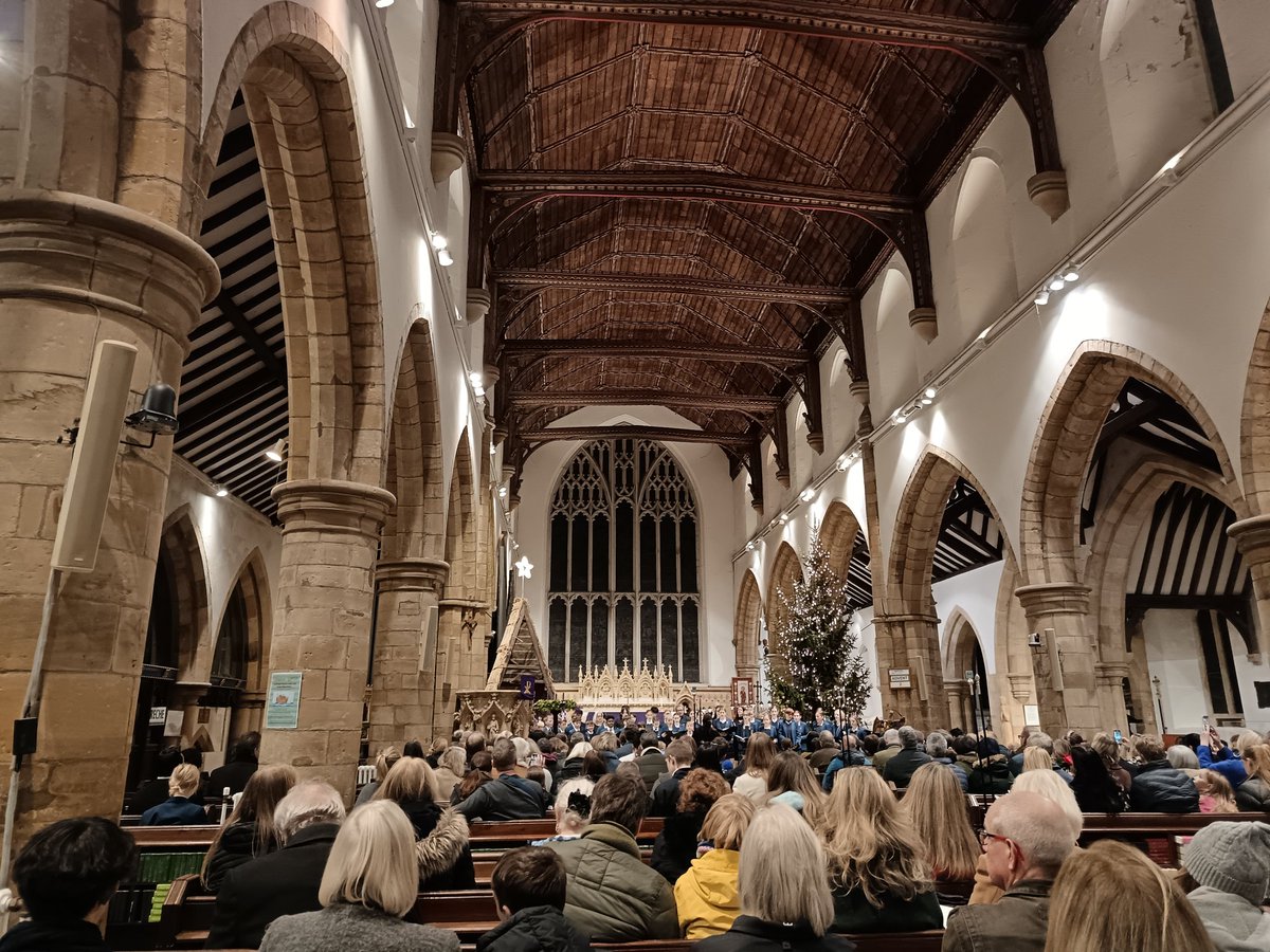 It felt like the start of the festive season .. Wonderful Christmas carol service tonight
