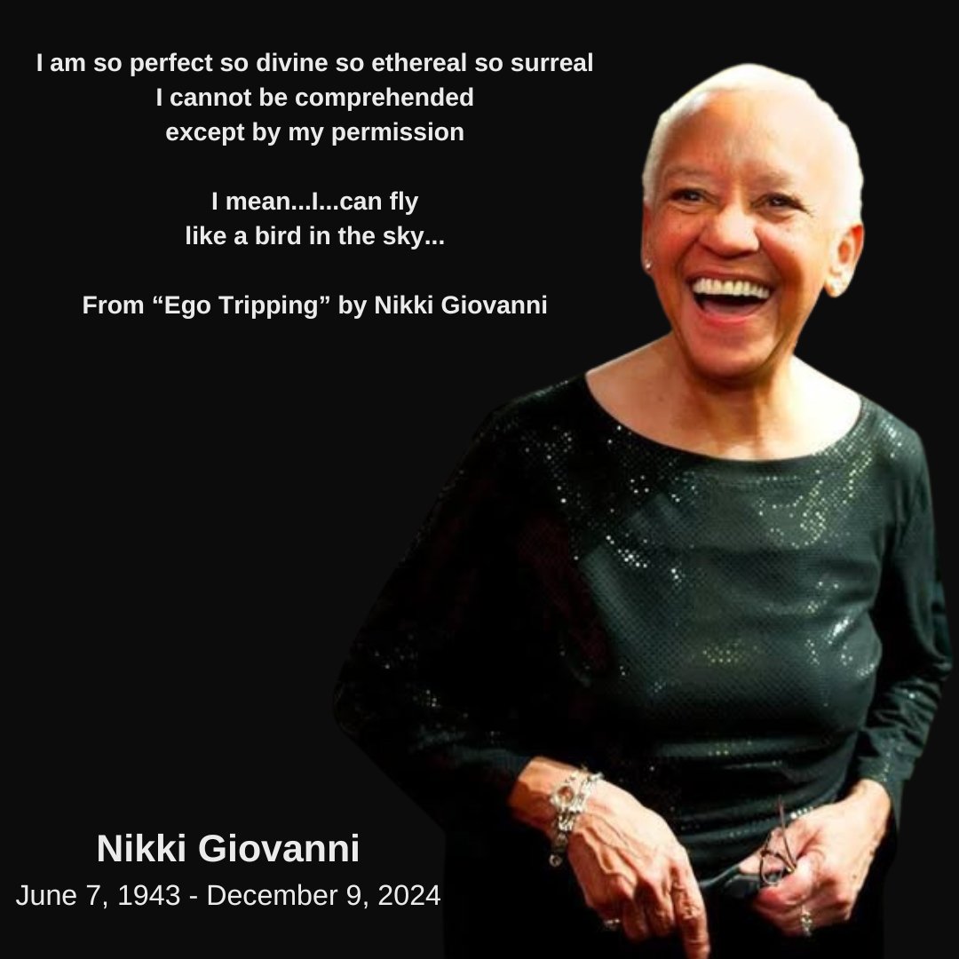 At Brown Girl Collective, Nikki Giovanni, is many things:

Poet
Sister's Keeper
Educator
Truth-Teller
Inspiration
Icon
and now...
Ancestor

Rest Well, Queen Nikki. Thanks for showing us what boldness, brilliance, and beauty look like with every line and verse.