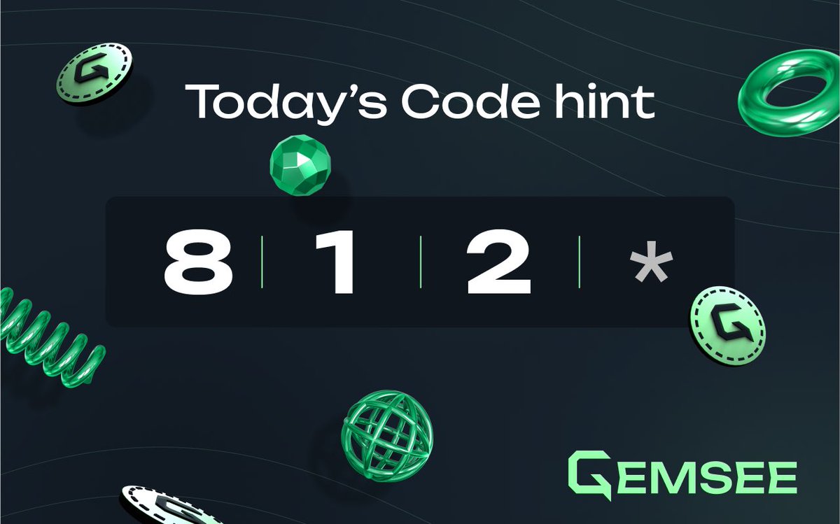 gemseeton's tweet photo. 🎉 That’s a cipher of today!

🚨 Alert: not so much time left to join our airdrop!

📋
1) Connect your wallet
2) Make a transaction
3) Be an active player https://t.co/wRyMAyuXnH