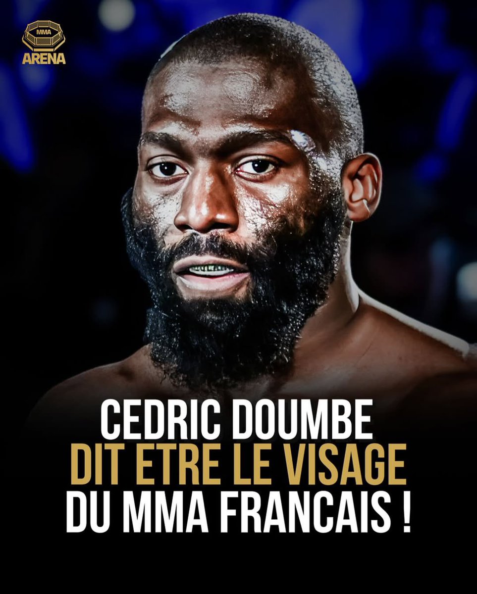 MMArena_'s tweet photo. 🚨 CÉDRIC DOUMBE RÉPÈTE ÊTRE LE VISAGE DU MMA EN FRANCE !

« En tant que combattant, c’est un plaisir pour moi d’être le précurseur du MMA.

Je n’avais pas pu le faire avec le kickboxing…

Aujourd’hui, avec le MMA qui commence à prendre cette ferveur en France, je suis content d’être LE visage du MMA Français.

C’est un bonheur d’être le CAPITAINE du MMA. »

🧷 [ DAZN ]