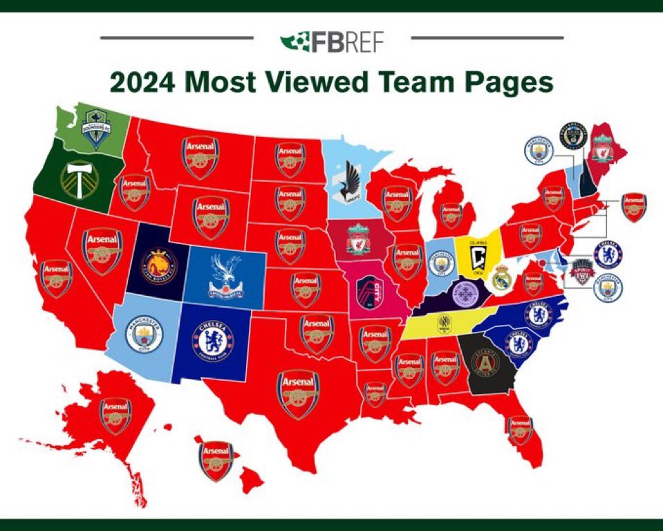 ZachLowy's tweet image. I used to think that Manchester United had the biggest Premier League fanbase in the USA…may have to revisit that now.