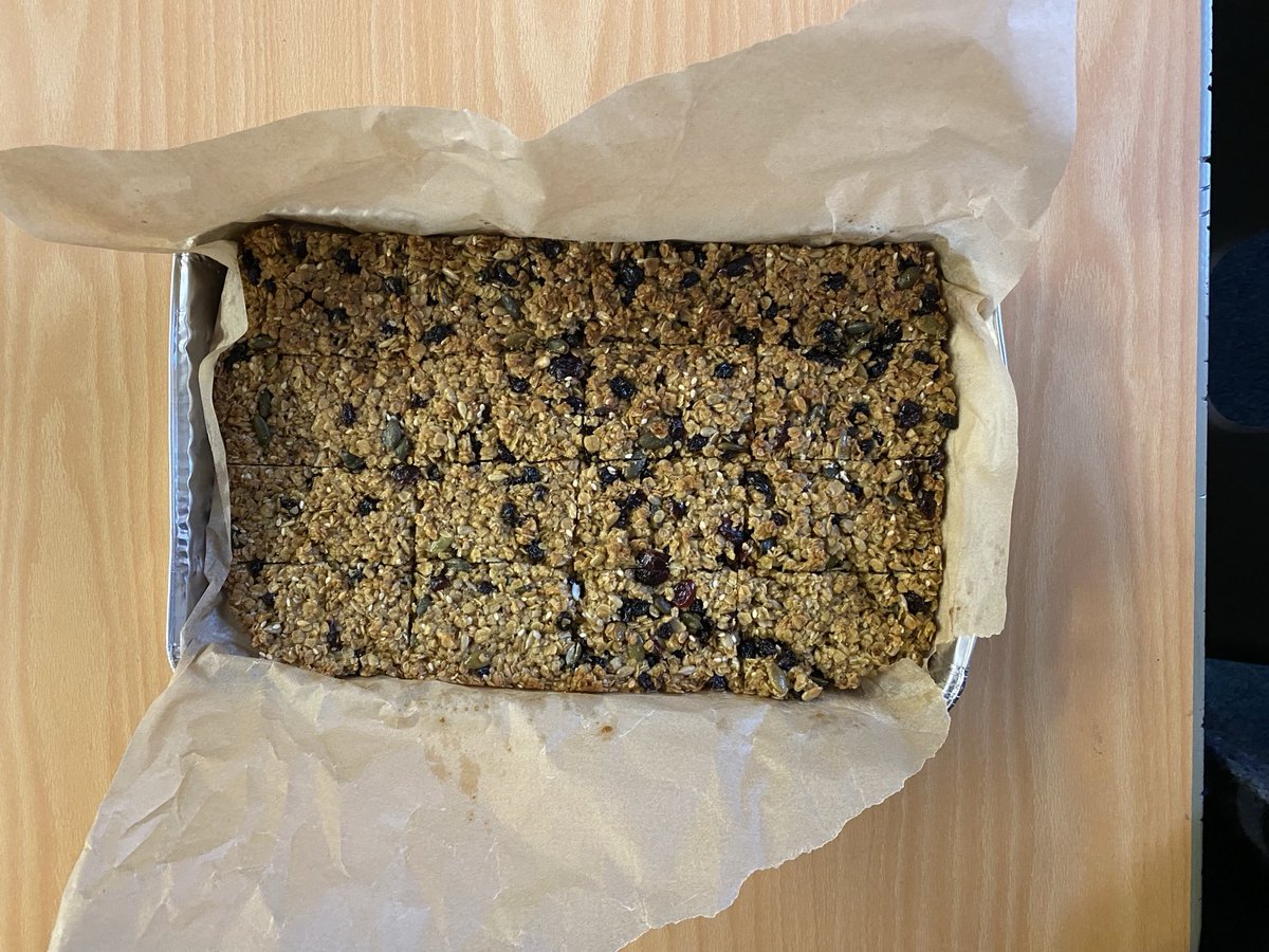 Diolch to Miss Lawrence who has helped ⁦<a href="/Year5TPS/">Year 5 Thornhill PS</a>⁩ to make a very delicious, nutrious flapjack 😋 There wasn’t a crumb left when we tasted it! 
Blasus iawn 🥰

#HW ⁦<a href="/ThornhillPS/">Thornhill</a>⁩