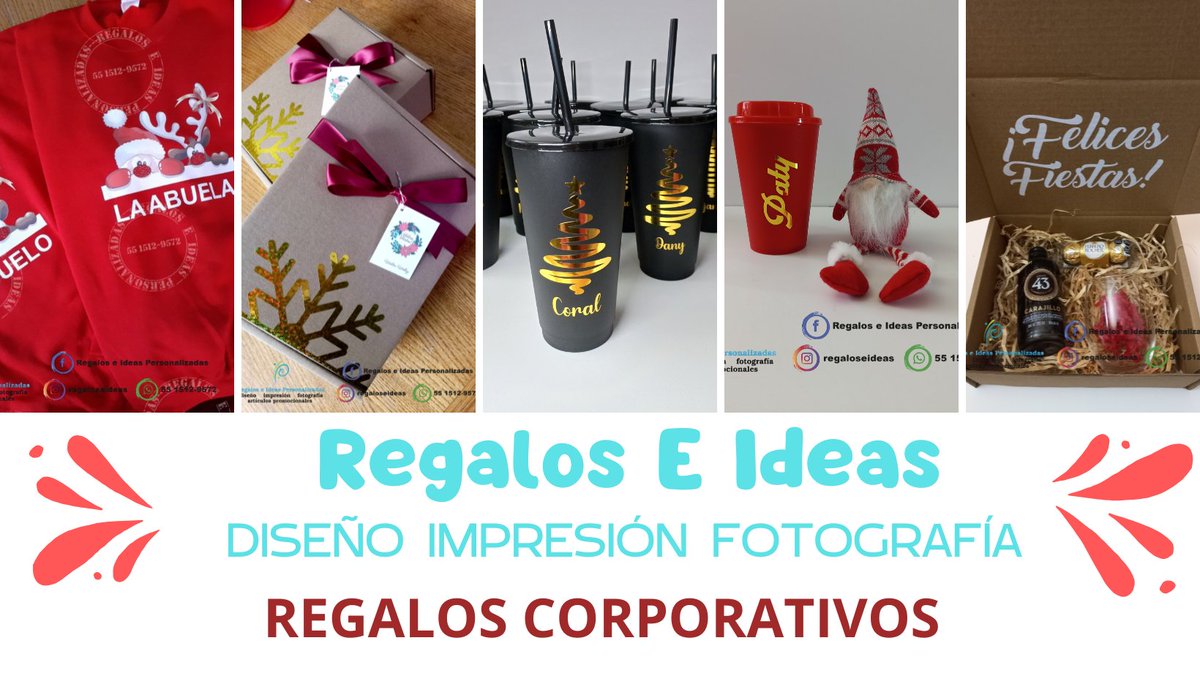 REGALOSEIDEASP's tweet image. Ya tienes tus regalos para Navidad? Nosotros te ayudamos, personalizamos tus ideas
facebook.com/Regaloseideasp…