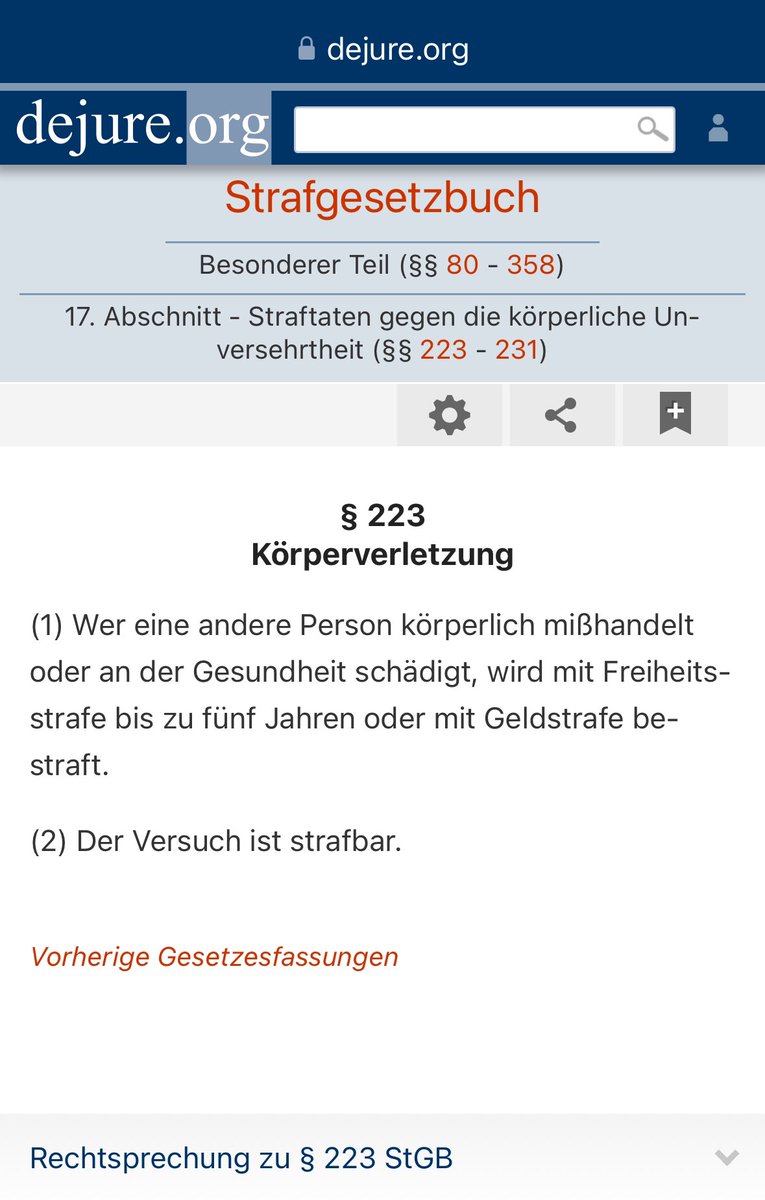 OckhamsC's tweet photo. Bei „K“ kommen wir mit #Körperverletzung (§
223 StGB) & #gefährlicheKörperverletzung (§
224 StGB) zu einem weiteren Spezialgebiet der #fckAfD
(-> #Mord folgt unter „M“, für Gewalt gg Vollzugsbeamte müsst ihr euch bis #tätlicherAngriff gedulden).😉
#88AfDerStraftaten https://t.co/BltQrx3oOg
