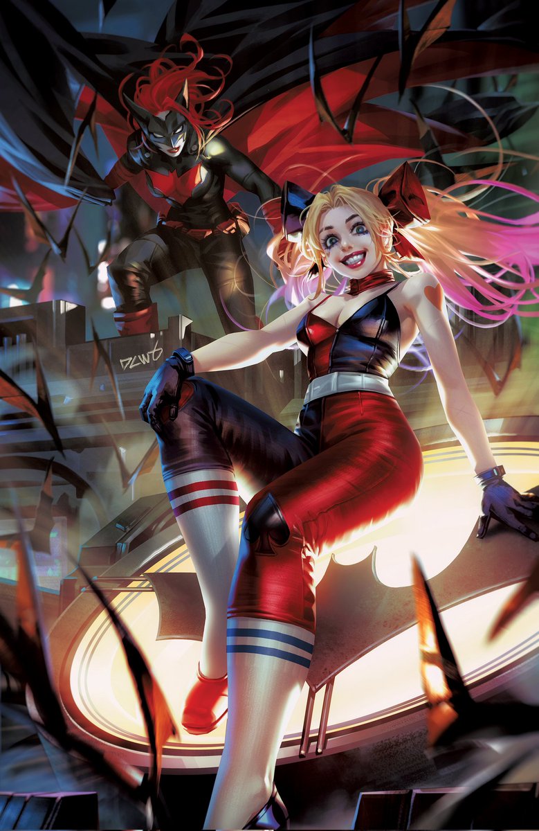 HarleysJinx's tweet photo. Harley Quinn #16 variant cover by Derrick Chew https://t.co/8rHtE18Xl3