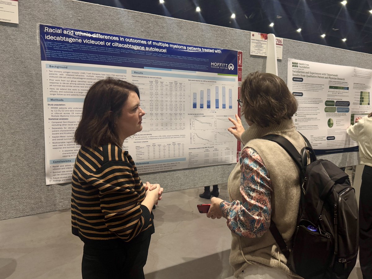As #ASH24 wraps up, we’re proud of the impactful work shared by Moffitt experts, from novel therapies to overcoming treatment resistance. Together, we’re advancing the fight against blood cancers!🩸#MoffittASH24