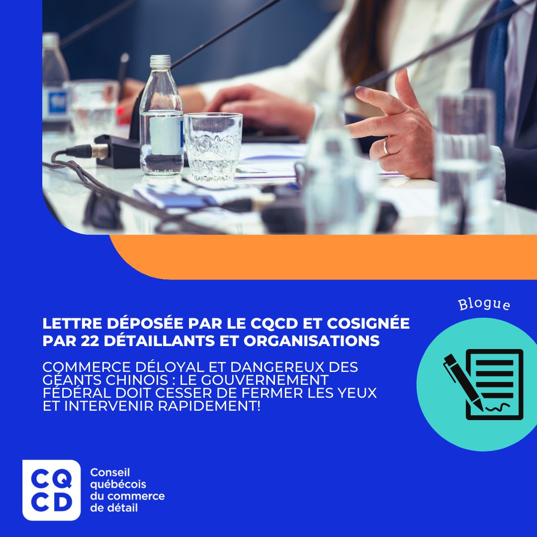 Conseil québécois du commerce de détail (CQCD) tweet media