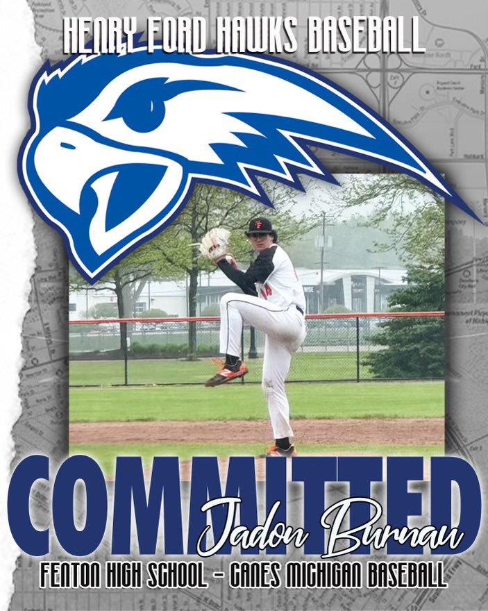I am happy to announce my commitment to Henry Ford CC to continue my academic and athletic career. I would like to thank my parents and coaches for their support throughout my journey. Go Hawks! 🟦⬛️