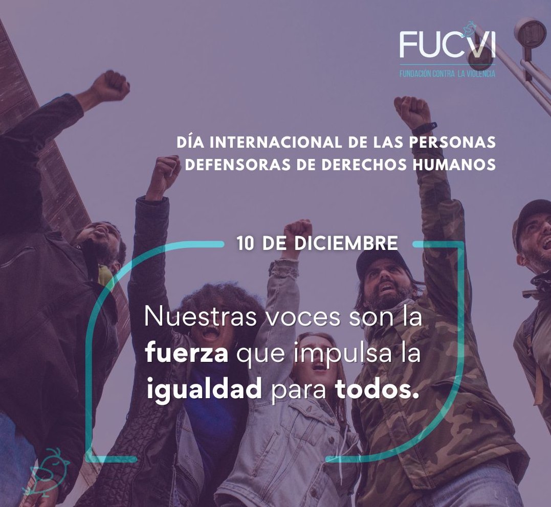 FucviEC's tweet photo. Defender los derechos humanos es un acto de resistencia y esperanza. En este día reconocemos a quienes defendemos la justicia y la dignidad, inclusive exponiendo nuestra vida en medio de la turbulencias y exceso de poder.📷

#fucvi #defensadederechoshumanos #10dediciembre #DDHH https://t.co/WkrF0gNvKq