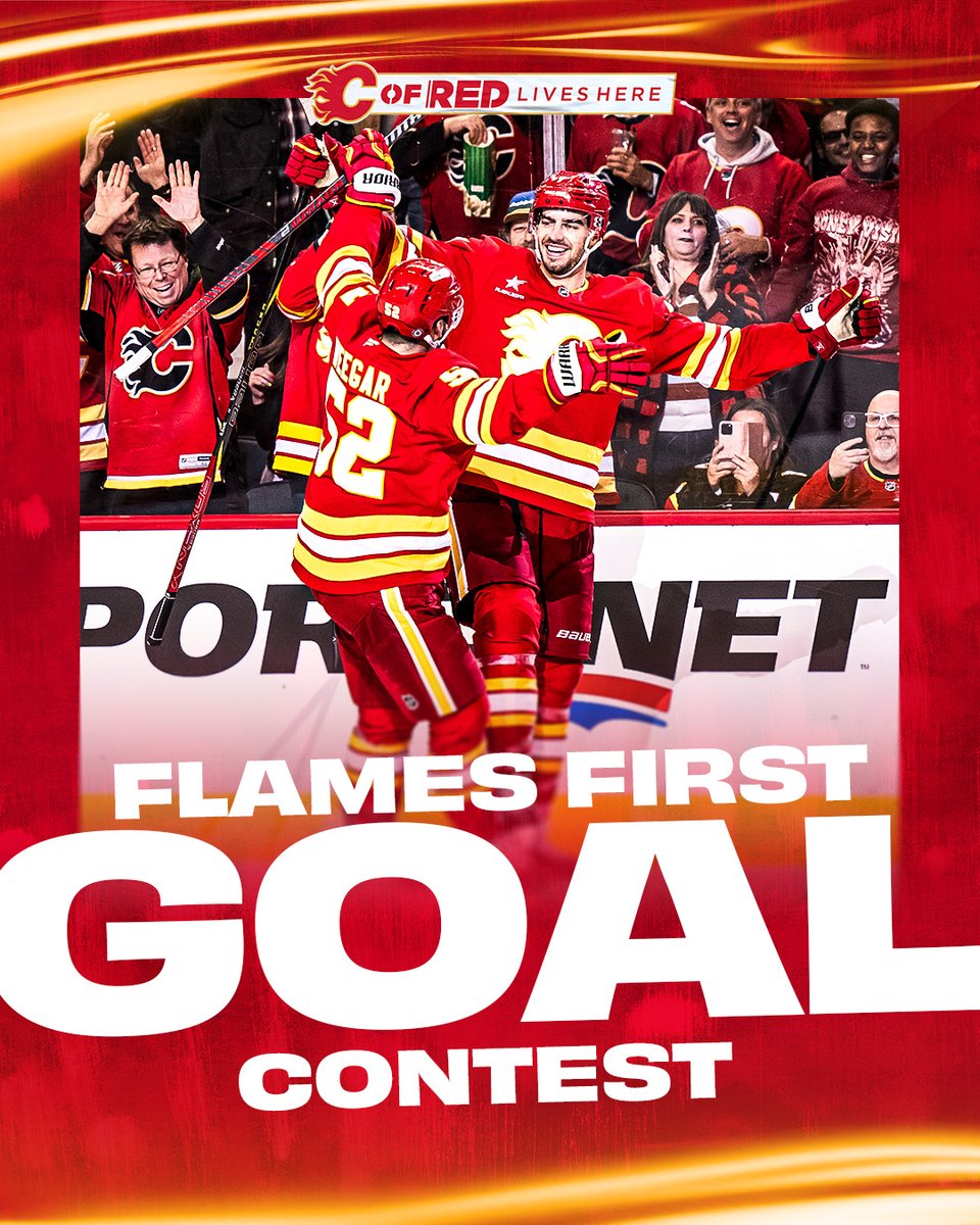 Wanna win a pair of tickets to our game vs. Boston on Dec. 17?

Tell us which Flame will open the scoring and use the hashtag #Flames1stGoal to enter!

A winner will be randomly selected from the correct responses.