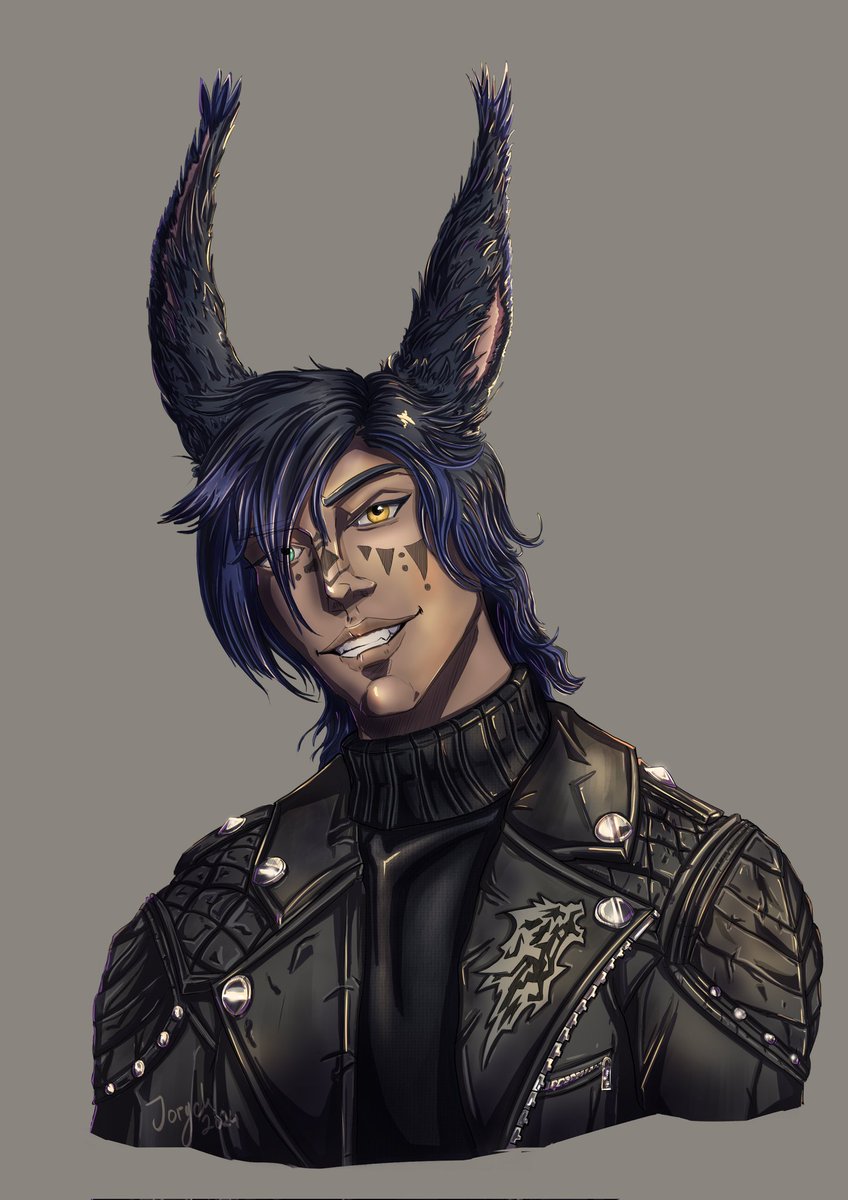My first FFXIV c0mmissi0n for <a href="/LadyFellendar/">Luna 🌙</a> ! I had a ton of fun drawing this Bunny (Viera) boy ! 
.
#FFXIV #ff14 #viera #FFXIVART