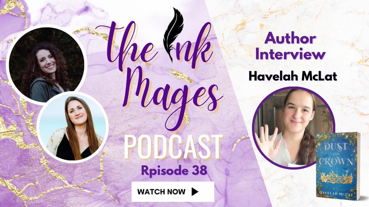 A new episode of The Ink Mages Podcast has DROPPED! 

We had an amazing time interviewing Havelah McLat, author of Dust &amp; Crown! It’s delightful! 

Tune in &amp; subscribe!

YouTube: youtu.be/PHxV5awDfKE?si…

Spotify: open.spotify.com/episode/0E1UOu…

#podcast