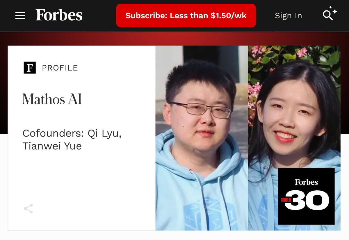 Mathos AI tweet media