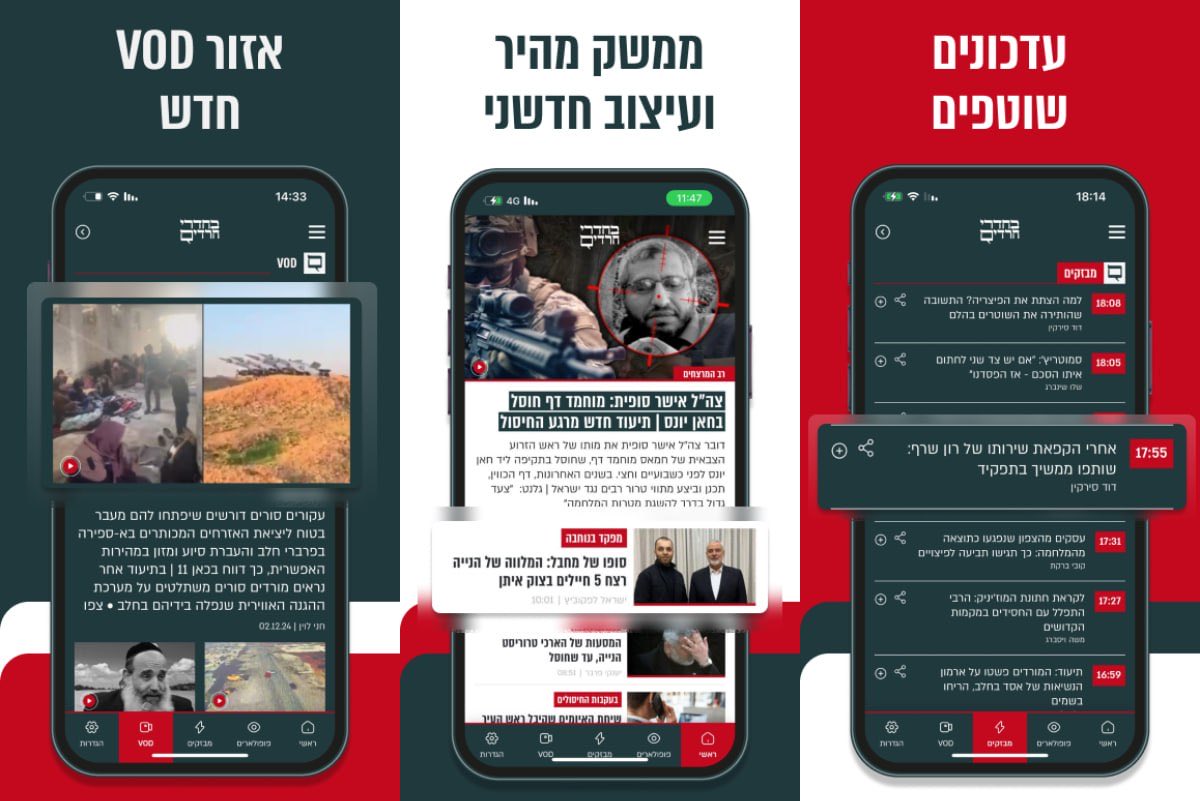 behadrei_bhol's tweet photo. אתר החדשות החרדי הגדול והמוביל בעולם "בחדרי חרדים" ממשיך להוביל את מהפכת התוכן הדיגיטלי ומשיק אפליקציה חדשה ומתקדמת, המספקת חוויית גלישה חסרת תקדים לגולשי האתר.

האפליקציה זמינה כעת להורדה בחנויות האפליקציות של אפל ואנדרואיד: https://t.co/E9jB4DgY9P https://t.co/abSqXZaLri