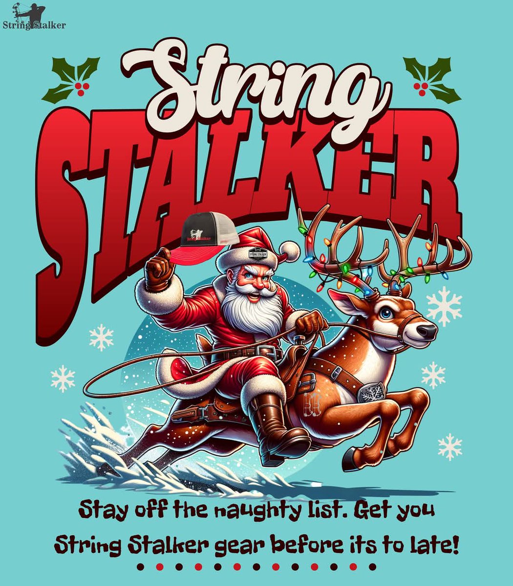 stringstalker's tweet image. Time is running out to get your String Stalker gifts under the tree!
#giftshop #giftforher #giftideas #holiday #apparel #shirts #hats #HuntingApparel #huntingshirts #outdoorapparel #archery #hoyt #elitearchery #bowtech