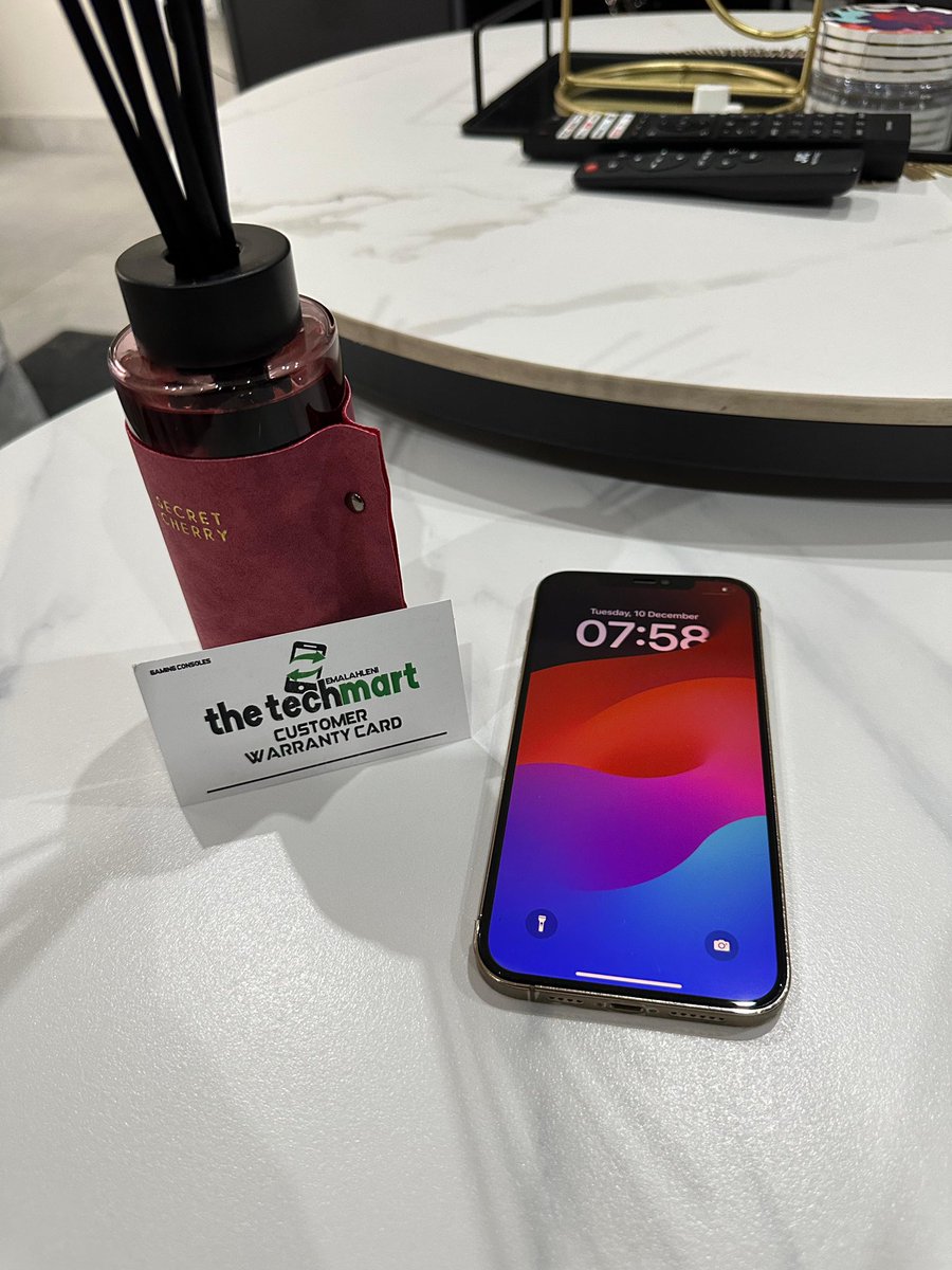 TheTechMart3's tweet photo. THETECHMART| SECUNDA😊 

☑️iPhone 12 Pro Max Rose Gold 

☑️R12 000

iPhone 12 Pro Max  128GB available in stock.  12 Pro Max still in a GREAT condition 🔥.  iCloud unlocked 🔓 and works on all SA 🇿🇦. 

Follow us on:
☑️Instagram: @the_tech_mart 
☑️Facebook: TheTechMart https://t.co/rHdpAg2oDb