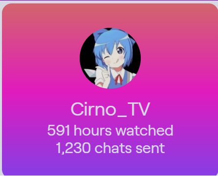 DiscoDwarf's tweet photo. @CirnoTV Thanks for the good times! cirBark https://t.co/k3FlJPtGvB