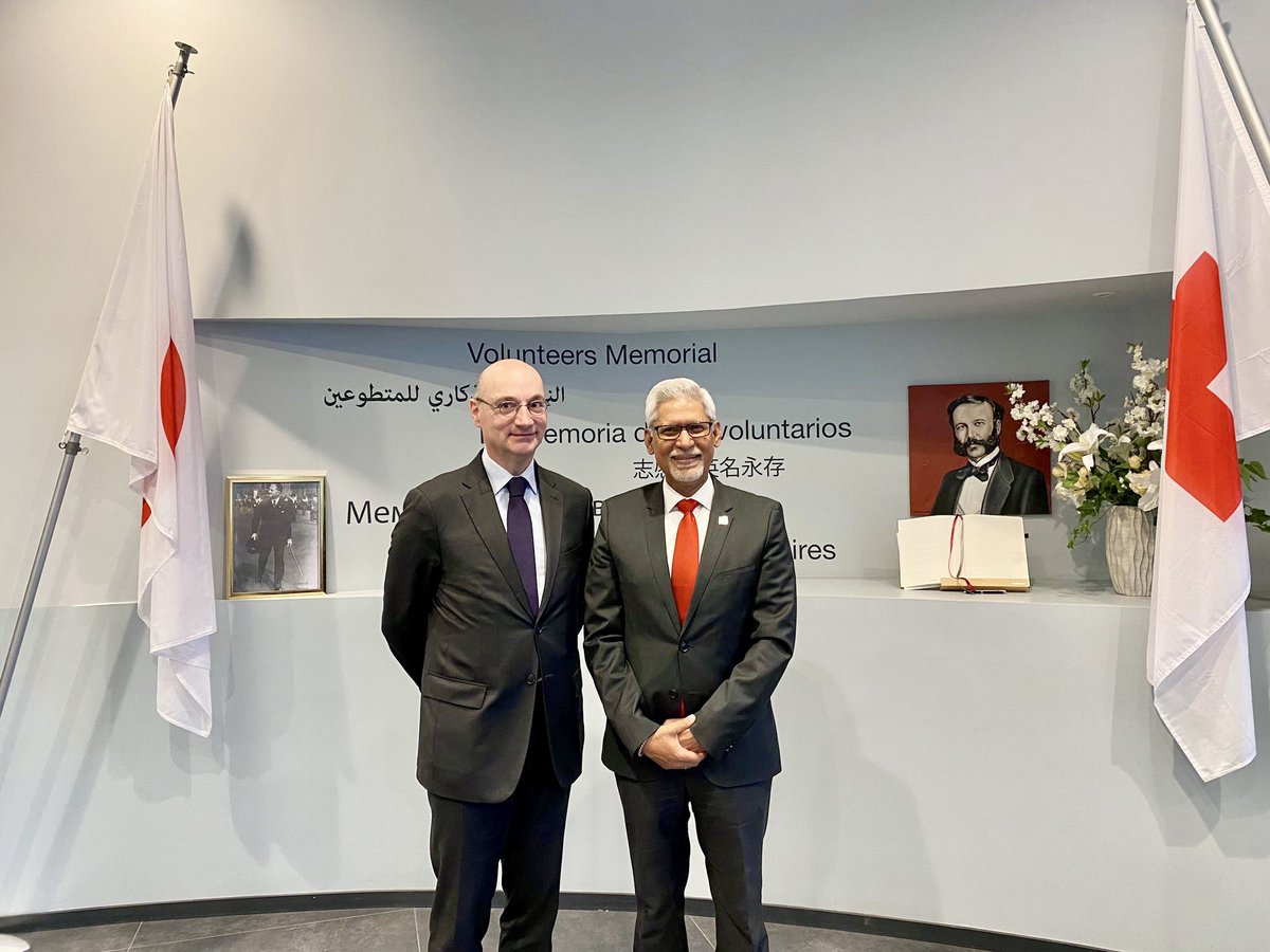 Jagan Chapagain (@jagan_chapagain) on Twitter photo A pleasure to meet today with the French Director General for Political and Security Affairs Mr. Frédéric Mondoloni <a href="/F_Mondoloni/">Frédéric Mondoloni</a>. We exchanged our views on global political contexts that directly or indirectly impact the humanitarian situations. Together we also discussed the A pleasure to meet today with the French Director General for Political and Security Affairs Mr. Frédéric Mondoloni <a href="/F_Mondoloni/">Frédéric Mondoloni</a>. We exchanged our views on global political contexts that directly or indirectly impact the humanitarian situations. Together we also discussed the