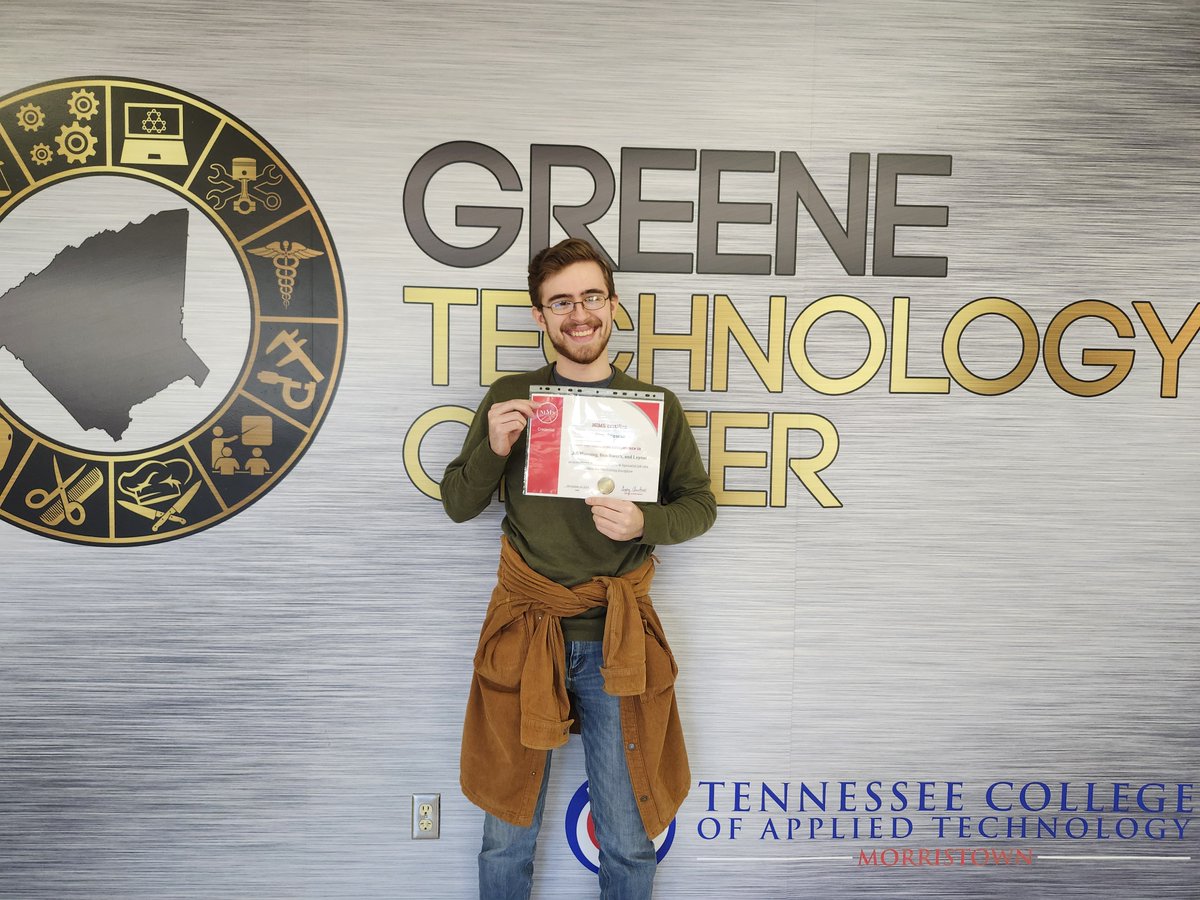 GTC Machine Tool/CNC Machining Technology (@gtc_cnc_mt) on Twitter photo #GHS Sam earned his second <a href="/NIMS_Inc/">NIMS</a> IC as a high school student
<a href="/GreenevilleCity/">GCS</a> <a href="/GreeneCoSch/">Greene Co TN Schools</a> <a href="/GreeneTechCtr/">GTC - Greene Technology Center</a> #cncmachining #tncte <a href="/aaronflanary/">Aaron Flanary</a> <a href="/GreenevilleTown/">Town of Greeneville</a> <a href="/GreeneIndustry/">Greene Co. Industry</a> <a href="/kimbunchcook/">Kim Cook</a>
<a href="/TeresaBClarkson/">Teresa Berden Clarkson</a> #GHS Sam earned his second <a href="/NIMS_Inc/">NIMS</a> IC as a high school student
<a href="/GreenevilleCity/">GCS</a> <a href="/GreeneCoSch/">Greene Co TN Schools</a> <a href="/GreeneTechCtr/">GTC - Greene Technology Center</a> #cncmachining #tncte <a href="/aaronflanary/">Aaron Flanary</a> <a href="/GreenevilleTown/">Town of Greeneville</a> <a href="/GreeneIndustry/">Greene Co. Industry</a> <a href="/kimbunchcook/">Kim Cook</a>
<a href="/TeresaBClarkson/">Teresa Berden Clarkson</a>