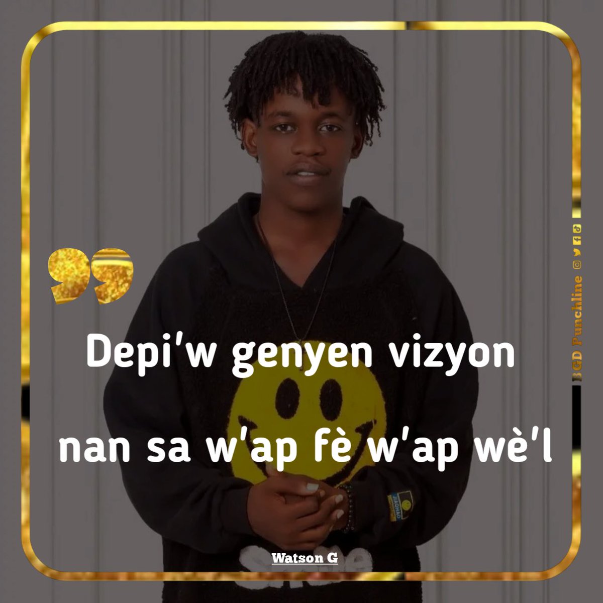 bgd_punchline's tweet photo. #Punchline #WatsonG
Tit mizik 🎶🎵 : Manvi ale ✊📌
#rapkreyol 🎯 https://t.co/kYLmcIXOV4