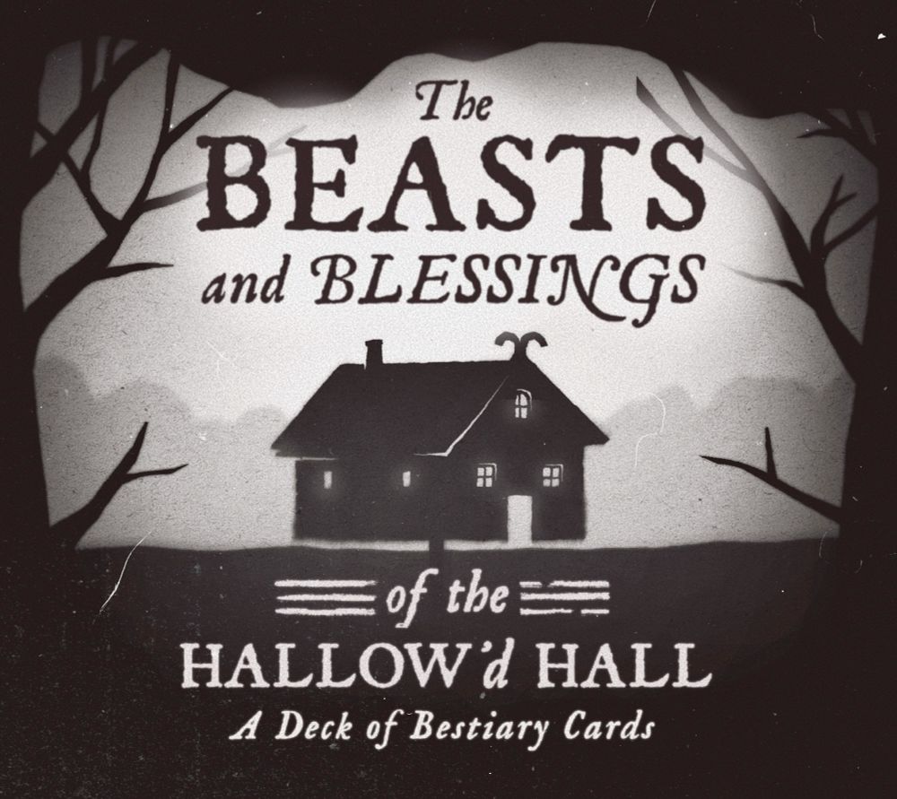 cannot tell you how excited i am to be working on a beautifully illustrated card deck and pamphlet of folk micro-fiction with <a href="/badbucket/">Badbucket Nohandle</a>.bsky.social, live on kickstarter now kickstarter.com/projects/badbu…