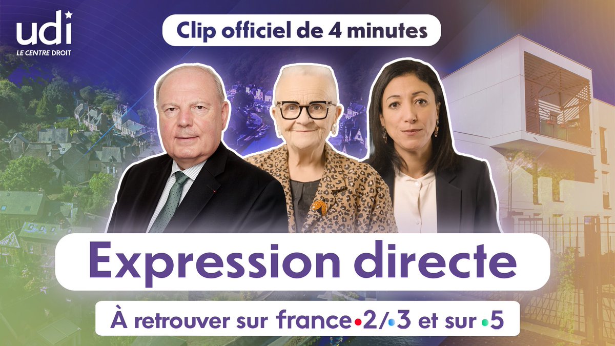 UDI_off's tweet photo. 📺 Retrouvez le clip officiel de l'UDI sur les chaînes du groupe @FranceTV !

📆Demain, mercredi 11 déc., à 9h20 sur France 5
📆 Dans la nuit du jeudi 12 au vendredi 13 déc. à 00h45 sur France 2
📆 Dimanche 15 déc. à 10h15 sur France 3

#ExpressionDirecte https://t.co/x6yea9Oe5I