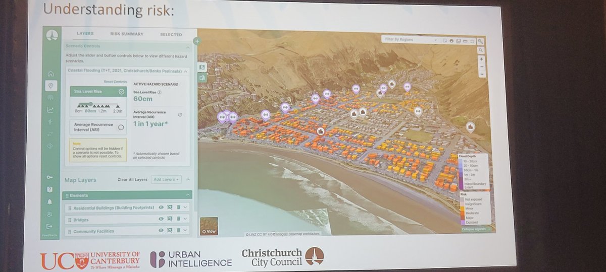 Riskknowhow's tweet image. Ruby Clark @ChristchurchCC on their work engaging the community to understand risk and the need for coastal adaptation. She talks about need to convert the potential risks to impacts and set out timelines for community, echoing what #RiskKnowHow practitioners have told us.